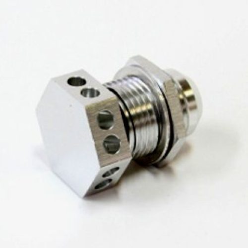 BOLT IN -12AN BREATHER CAST ORFABRICATED COVERS SILVER