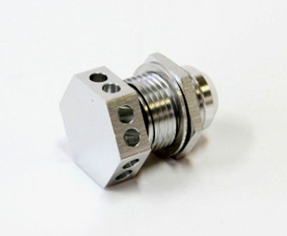 BOLT IN -12AN BREATHER CAST ORFABRICATED COVERS SILVER