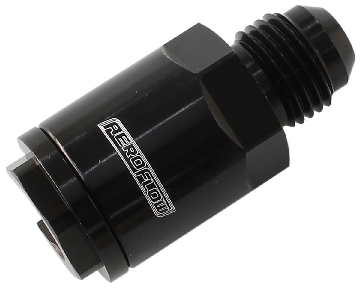 PUSH ON FUEL FITTING LS1 LTI 5/16 RETURN SIDE Black -6AN