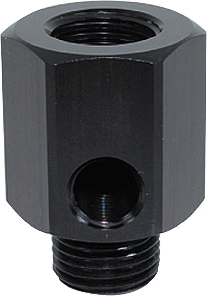 M12 X 1.5 EXTENSION WITH 1/8" NPT PORT BLACK