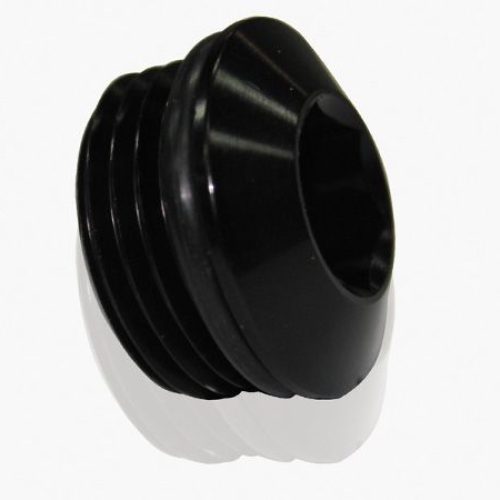ORB SLIMLINE PORT PLUG -20AN  BLACK FINISH