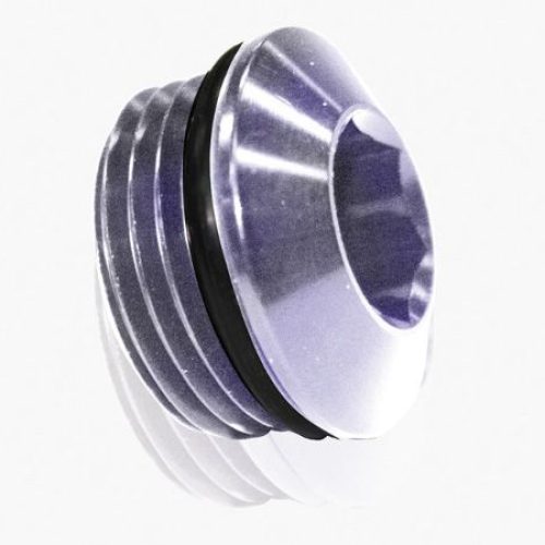 ORB SLIMLINE PORT PLUG -20AN  SILVER FINISH