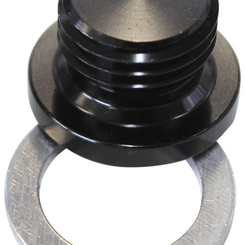 METRIC PORT PLUG M12 X 1.5    BLACK LOW PROFILE HEX PLUG