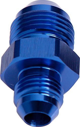 MALE FLARE REDUCER -20 TO -16 BLUE -20AN TO -16AN REDUCER