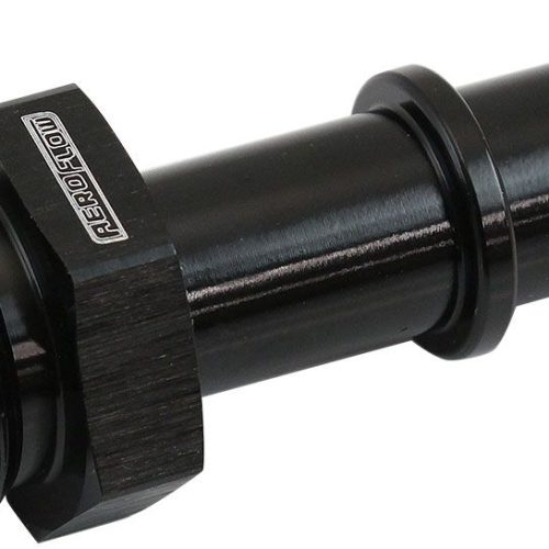 EFI FUEL FITTING -8 PUSH IN TO 1/2 MALE HARD TUBE BLACK