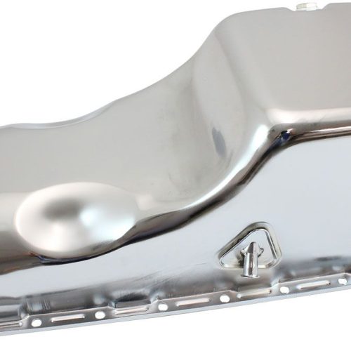 STEEL STOCK OIL PAN BBC CHROMERH/SIDE DIPSTICK REAR SUMP