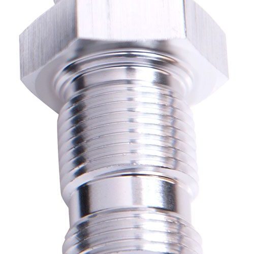 STRAIGHT BULKHEAD -4AN        SILVER BULKHEAD NUT SEPERATE