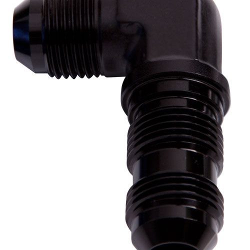90 DEG BULKHEAD -12AN         BLACK BULKHEAD NUT SEPERATE