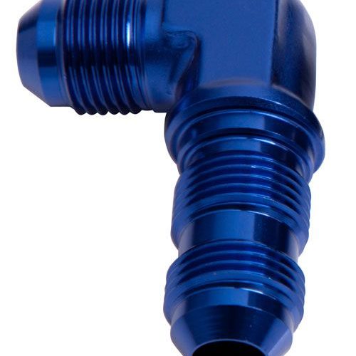 90 DEG BULKHEAD -16AN         BLUE BULKHEAD NUT SEPERATE
