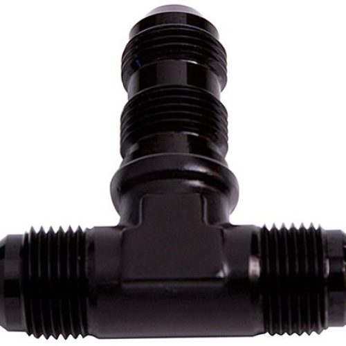 BULKHEAD TEE -6AN             BLACK BULKHEAD ON SIDE