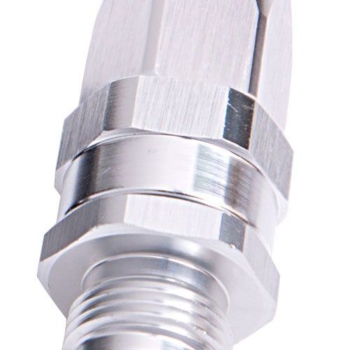 MALE -6AN TO -6AN HOSE END    SILVER STRAIGHT MALE ORB
