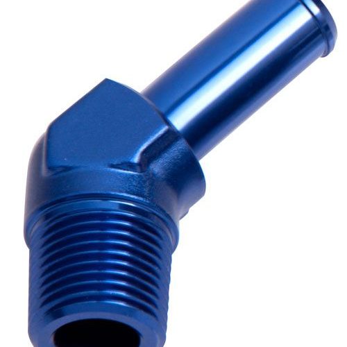 45 DEG 1/8″ NPT TO 3/16″ BARB BLUE 45 DEG MALE TO MALE