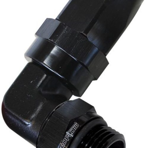 90 DEG -16 ORB TO -12AN HOSE  BLACK SWIVEL