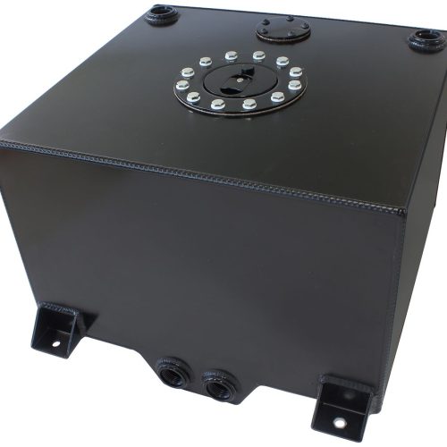 BLACK ALLOY FUEL CELL 38 LITRE10 US GALLONS WITH CAVITY/SUMP