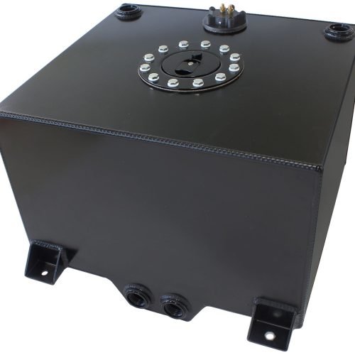 BLACK ALLOY FUEL CELL 57 LITRE15 US GALLONS WITH CAVITY/SEND