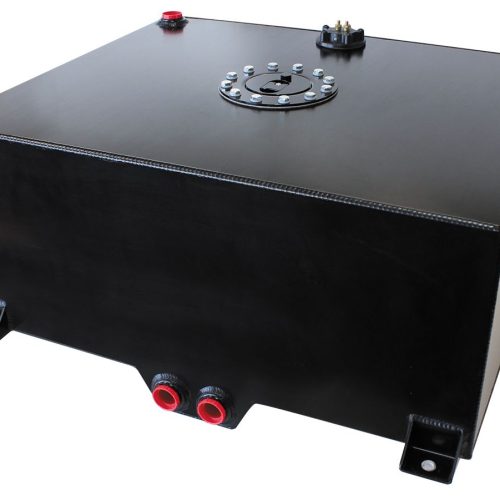 BLACK ALLOY FUEL CELL 75 LITRE20 US GALLONS WITH CAVITY/SEND