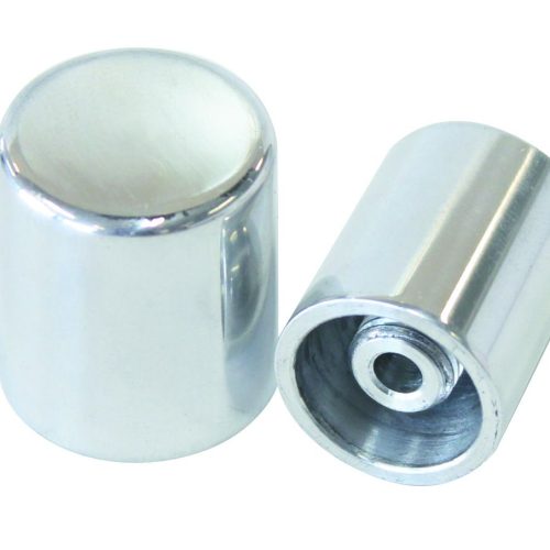 BILLET A/C CHARGE PORT COVER  SUITS LARGE #6 & #8 CHARGE POR