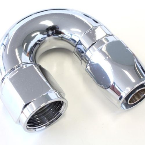 ELITE 180 DEG -6AN HOSE END   ELITE SHOW QUALITY FULL FLOW