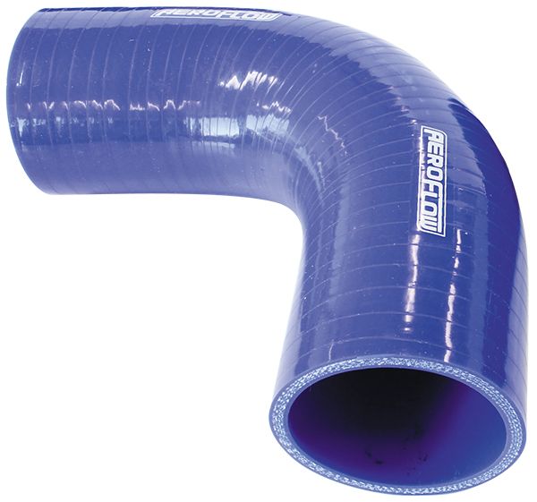 Silicone Hose 90 Deg; Blue I.D.85" 22mm, Wall 4.5mm,
