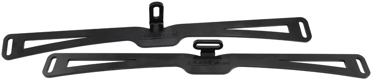 UNIVERSAL INTERCOOLER MOUNTINGBRACKETS PAIR BLACK