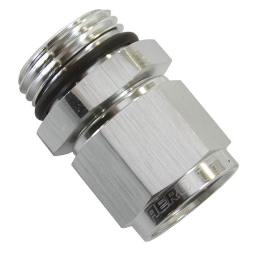 -12ORB > FEMALE -8 SWIVEL NUT SILVER