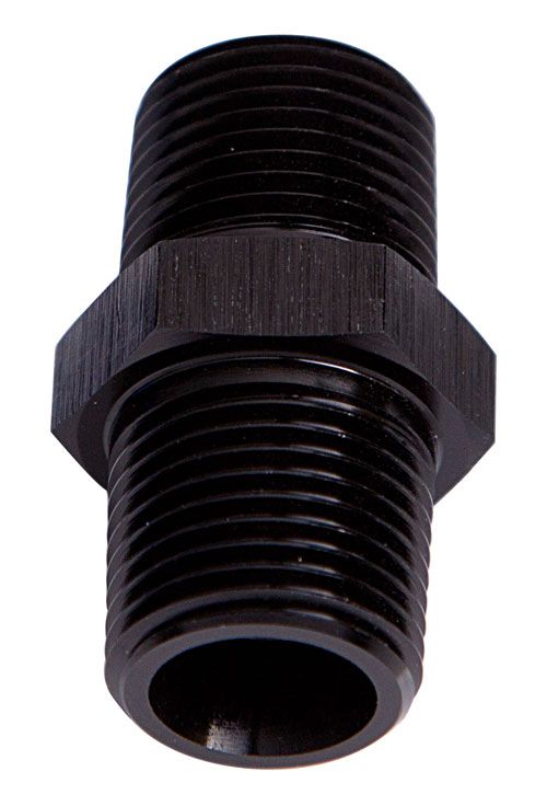 MALE COUPLER 1/2" NPT BLACK MALE TO MALE