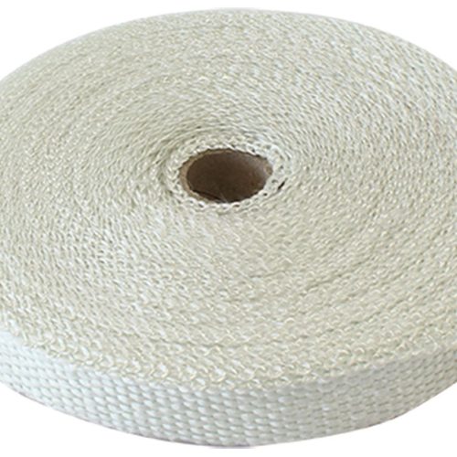 EXHAUST INSULATION WRAP1″X50FT50 FOOT WHITE ROLL