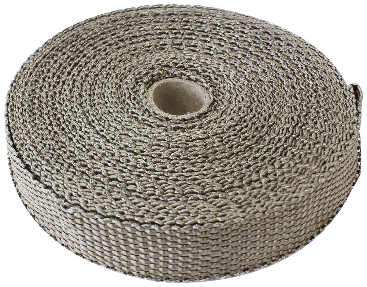 EXHAUST INSULATION WRAP1"X50FT50 FOOT TITANIUM ROLL