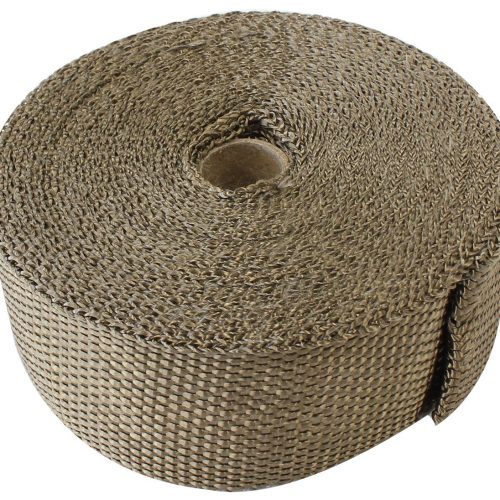 EXHAUST INSULATION WRAP2″X50FT50 FOOT TITANIUM ROLL