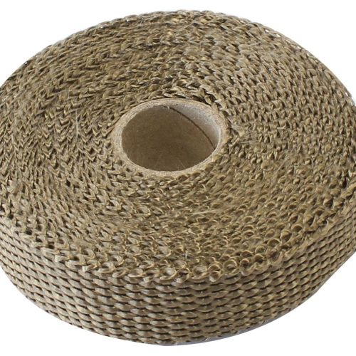 EXHAUST INSULATION WRAP1″X15FT15 FOOT TITANIUM ROLL