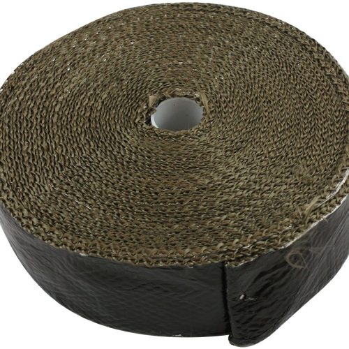 TITANIUM ALUMINISED EXHAUST   WRAP INSULATION 2″ x 15ft ROLL