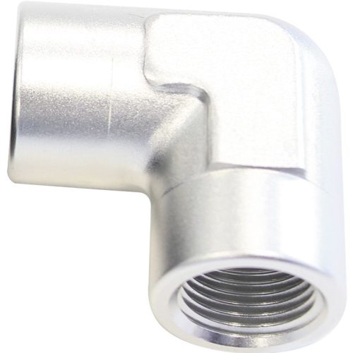 90 Deg Female – Female Elbow 1/2 NPT Silver