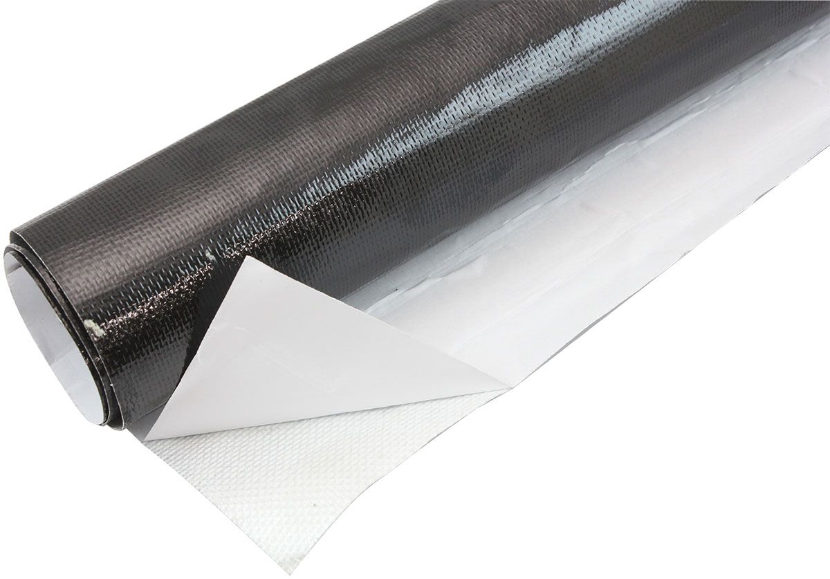1.5"x15ft ROLL ALUMINISED HEATBARRIER ADHESIVE BACKED BLACK