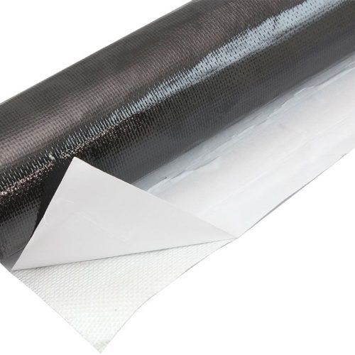 12″X12″ SHEET ALUMINISED HEAT BARRIER ADHESIVE BACKED BLACK