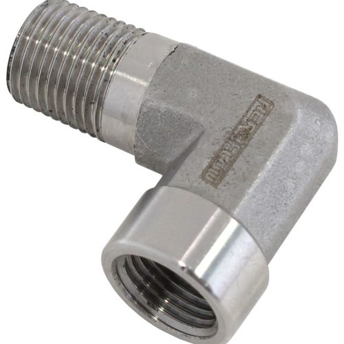 90 Deg Female – Male Elbow 1/8NPT STAINLESS STEEL