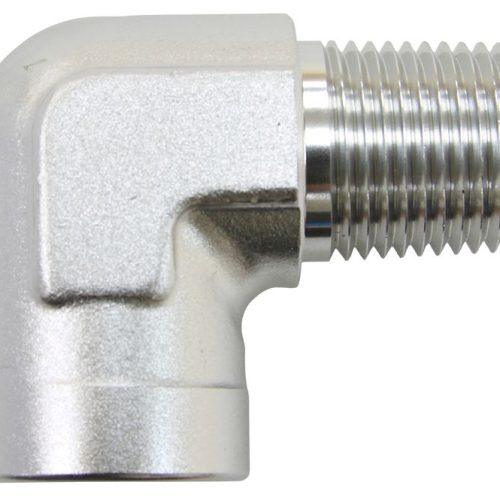 90 DEG FEMALE TO MALE 3/4″ NPTSILVER