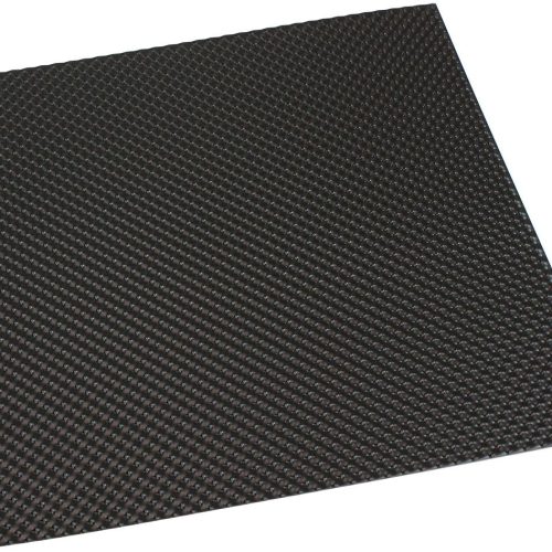 12″ X 12″ ALUMINIUM EMBOSSED  HEAT SHIELD CUT OR FOLD BLACK