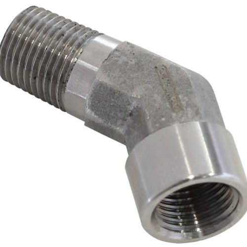 45 Deg Female – Male Elbow 1/8NPT STAINLESS STEEL