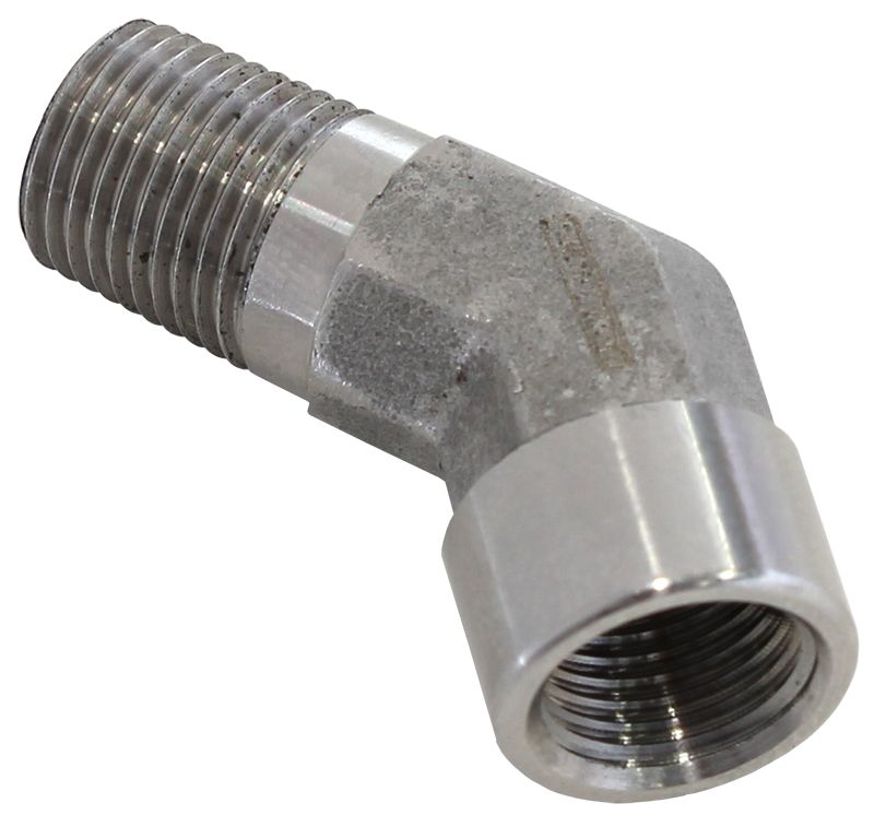 45 Deg Female - Male Elbow 1/8NPT STAINLESS STEEL