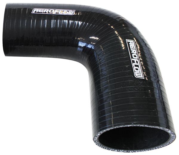 Silicone Hose Reducer 90 Deg; Black I.D 1.75-1.50" 45-38mm,