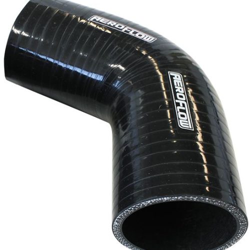 Silicone Hose 67 Deg; Black I.D 3.50″ 90mm, Wall 5.3mm,