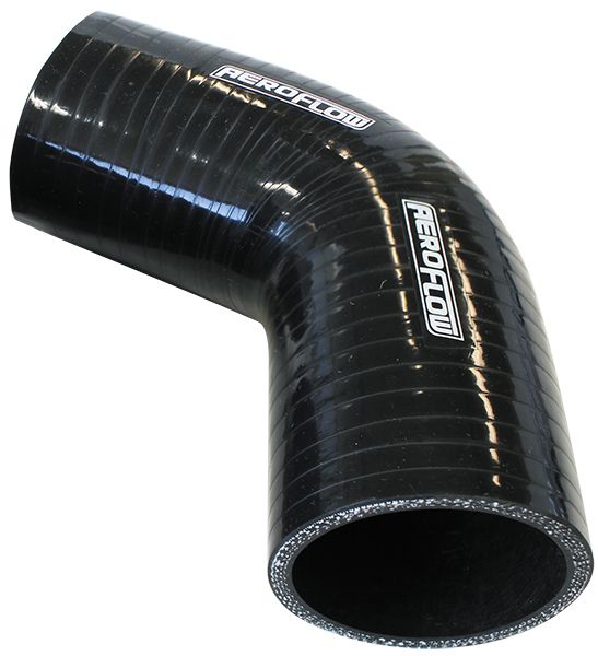 Silicone Hose 67 Deg; Black I.D 4.00" 102mm, Wall 5.3mm,