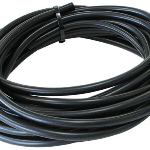 Silicone Vacuum Hose Black I.D1/4″ 6mm, Wall 3mm, 25 Foot