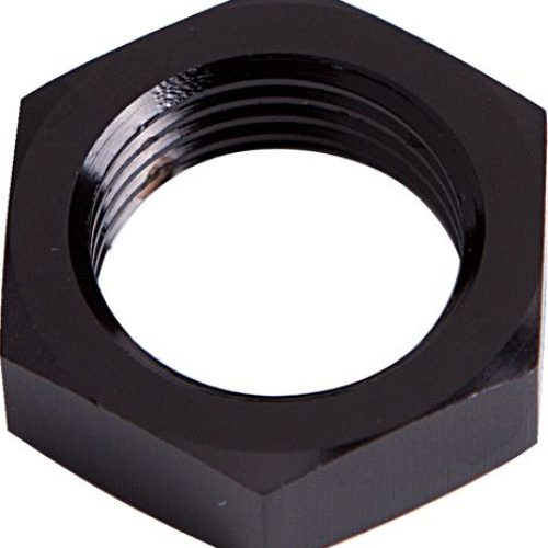 BULKHEAD NUT -10AN            BLACK SINGLE NUT
