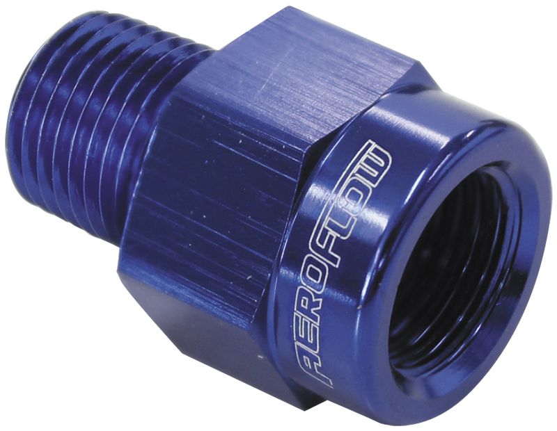 1/8" BSPT male to 1/8" NPT Female BLUE
