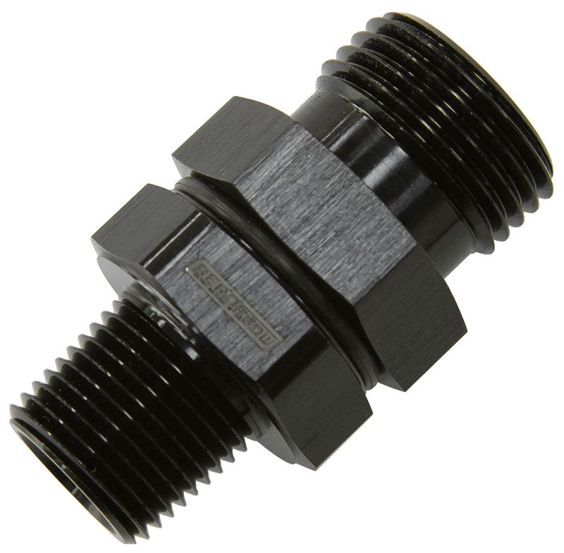-10 ORB TO 3/8" NPT COUPLER BLACK -10 ORB TO 3/8"
