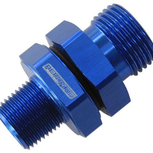 -10 ORB TO 3/8″ NPT COUPLER   BLUE -10 ORB TO 3/8″