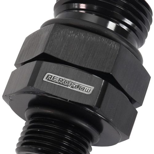 -10 ORB SWIVEL TO -8 ORB      BLACK FULL SWIVEL