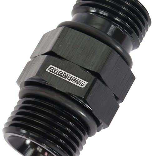 -12 ORB SWIVEL MALE TO MALE   BLACK