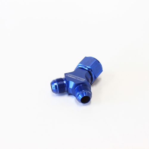 Y PIECE -10 SWIVEL NUT 2X -8ANBLUE